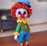 Knitted clown new