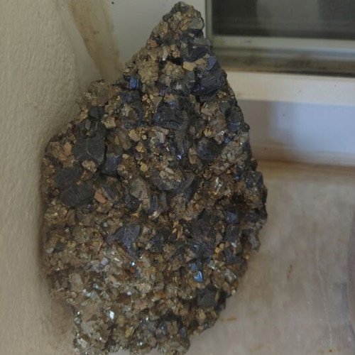 Pyrite mineral over one kilo, very shiny