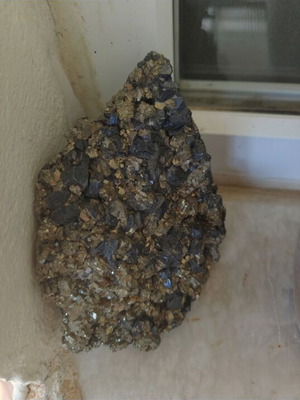 Pyrite mineral over one kilo, very shiny
