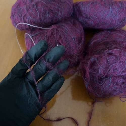 Royal knitting wool like new with circular needles