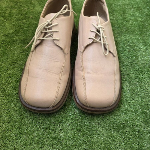 Gianna Kazakou Mocassino like new, men's leather shoes size 42 beige