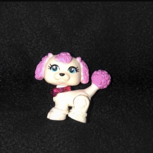 Polly Pocket Sparklin' Pets mini dog figure like new