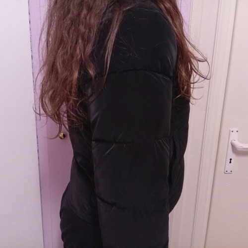 Calvin Klein medium black puffer jacket like new