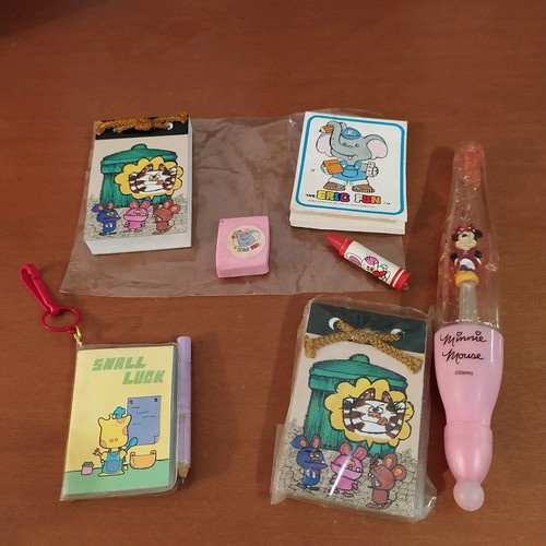 Old school notepads used, correspondence