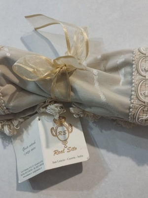 Luxury Vintage Silk Mini Runner San Leucio Italy Real Sito new