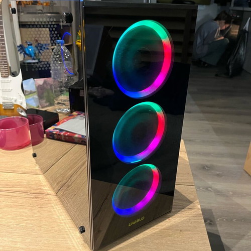 PC Case Erebus II ATX midi-Tower like new with RGB and three fans