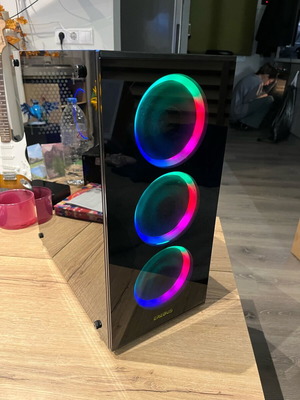 PC Case Erebus II ATX midi-Tower like new with RGB and three fans