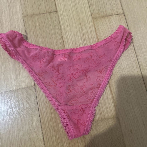 String underwear new, pink, size S/M set of 2 pieces