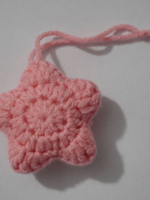 Knitted Christmas star made to order