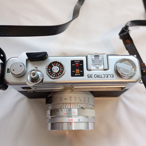 Yashica Electro 35 GSN vintage 35mm camera with original case used