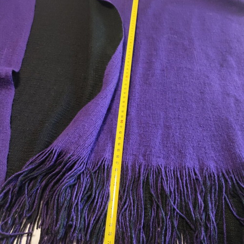 Cape jacket double-sided purple black like new