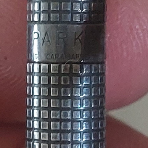Parker Cap and Barrel USA ασημένιος στυλός μεταχειρισμένος με μικρές φθορές