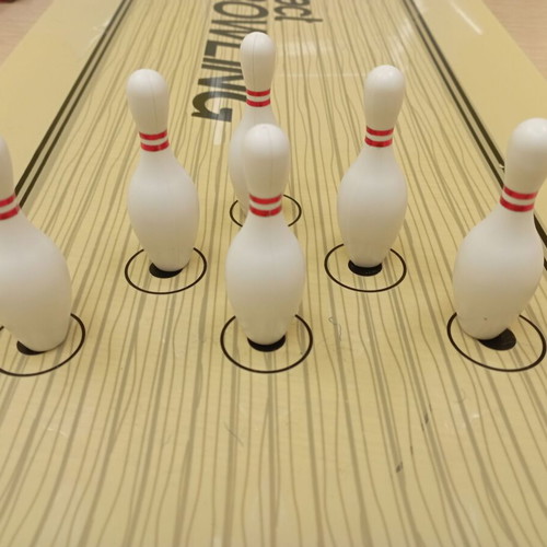 Compact Bowling board game like new