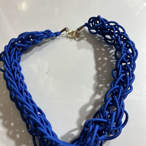 Handmade blue necklace like new