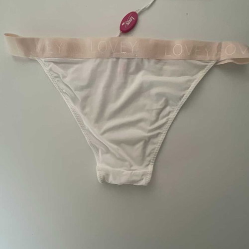 Luna Brazilian slip new, size Small, white
