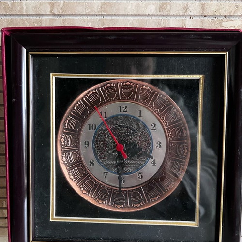Wall clock new, comes in box with battery gift