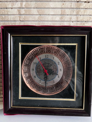 Wall clock new, comes in box with battery gift