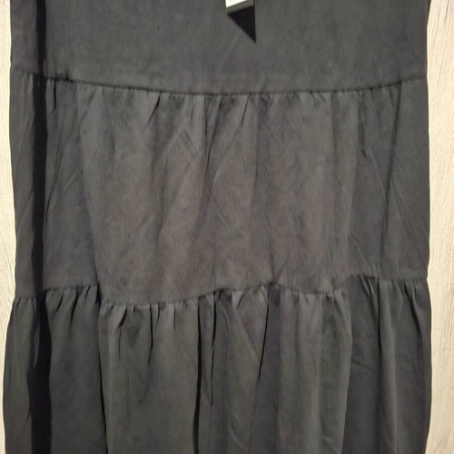 Maxi dress Urban Classics black cotton size XL new with tag