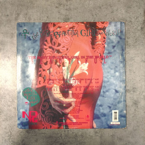 The Artist (Formerly Known As Prince) The Most Beautiful Girl In The World 12'' Vinyl Maxi Single used