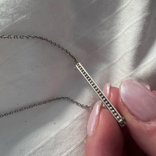 Links of London silver tag necklace 925 like new with box