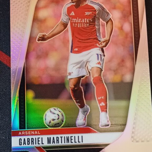 Panini Prizm Premier League 2024/25 Gabriel Martinelli Silver Prizm Arsenal card