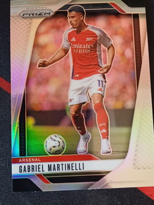 Panini Prizm Premier League 2024/25 Gabriel Martinelli Silver Prizm Arsenal card