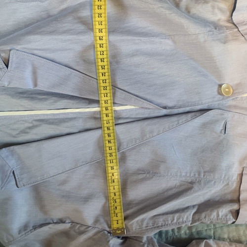 Uniqlo summer cotton blazer size XS with thin stripe and 3/4 sleeves like new