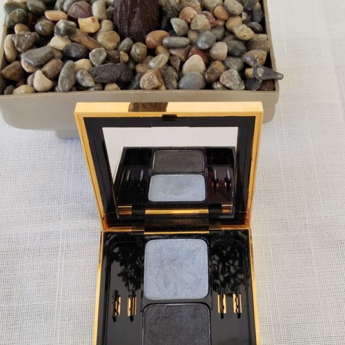 Yves Saint Laurent Duo Eyeshadow No. 5 Blue Legend Grey Illusion like new
