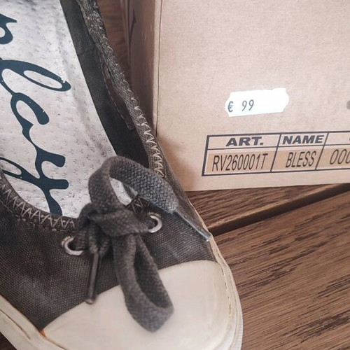 Replay shoes gray denim pumps like new size 38