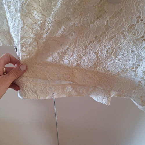 Zara lace jacket new, white and beige