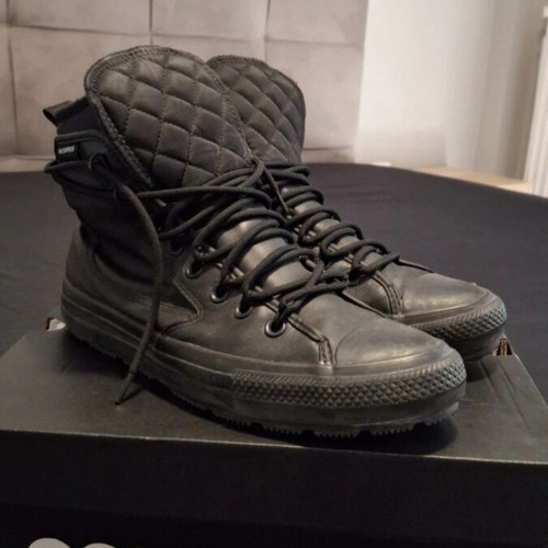 Converse All Star men's leather sneakers like new, size 41, black