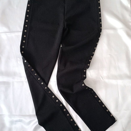 Dizeta S black leggings with studs like new