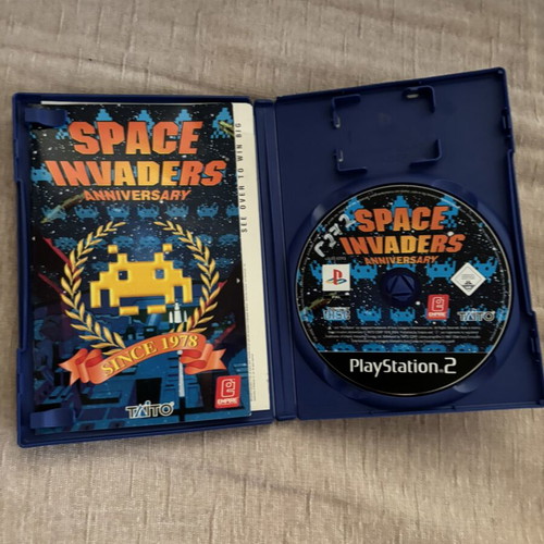 Space Invaders Anniversary PlayStation 2 PS2 game used, English