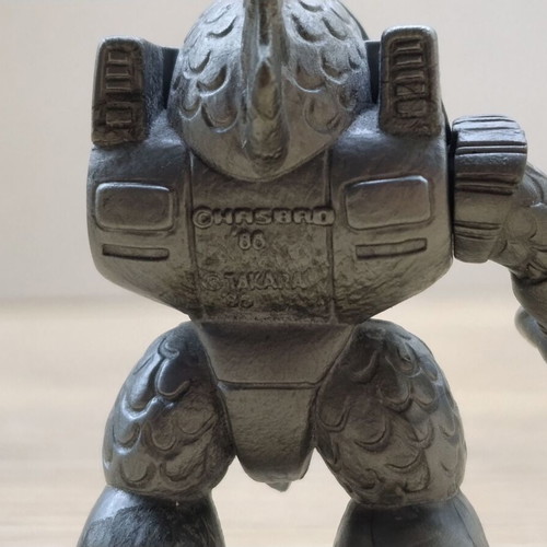 Shawtooth Shark Teratomachos Battle Beasts figure used, silver color