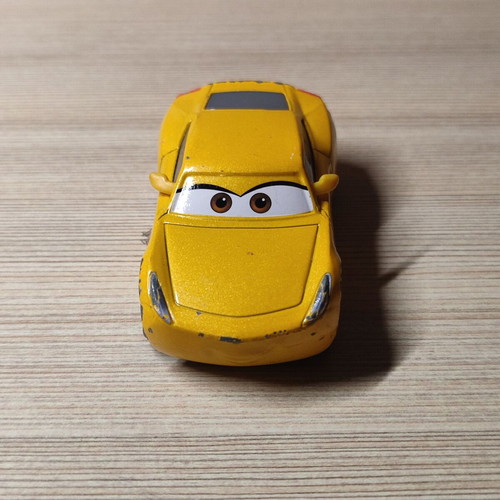 Mattel Disney Pixar Cars Cruz Ramirez Racing Trainer 95 used metal toy car Mcqueen