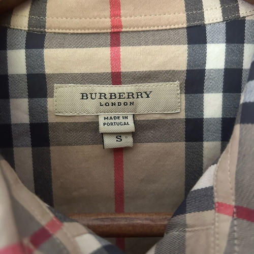 Burberry women's shirt like new, size S, black and beige
