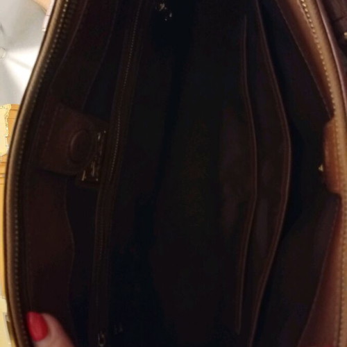 Ralph Lauren leather handbag used, brown
