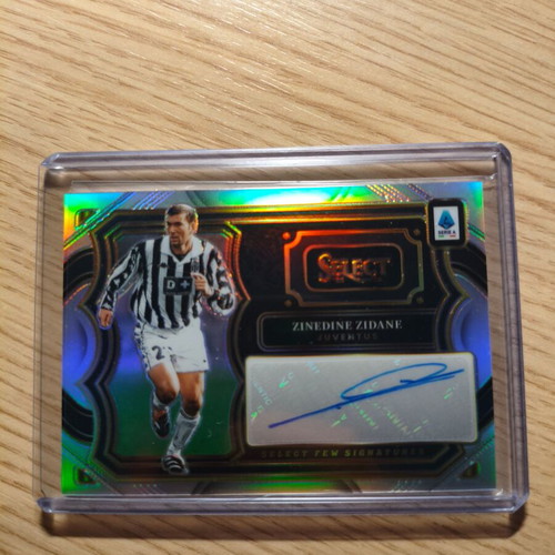 Panini Select Serie A 25/26 Zinedine Zidane Juventus Prizm Auto card new