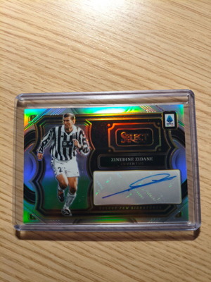 Panini Select Serie A 25/26 Zinedine Zidane Juventus Prizm Auto card new