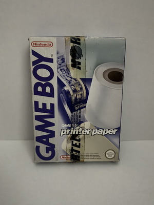 Nintendo Game Boy Printer Paper καινούργιο, σφραγισμένο με 3 ρολά