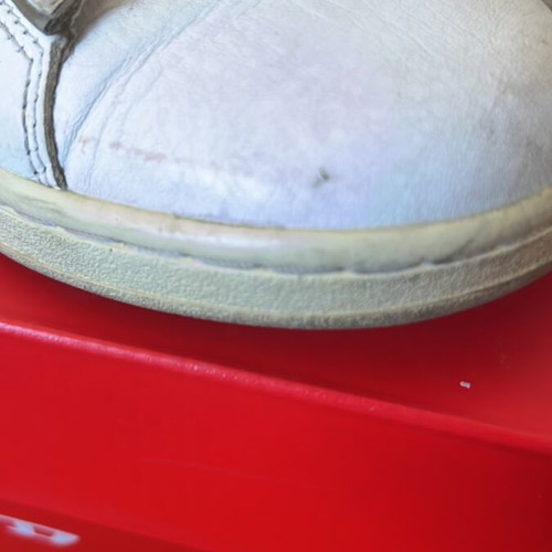 Lacoste sneakers size 39 used, white