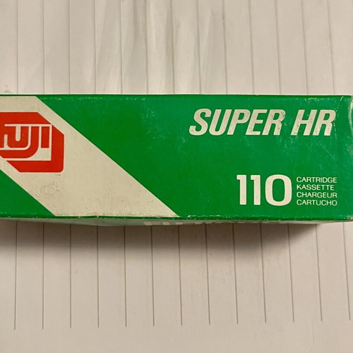 Fujicolor Super HR 110 Color Film like new