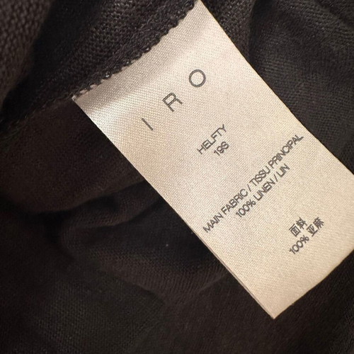 Linen blouse IRO Paris gray like new, size S