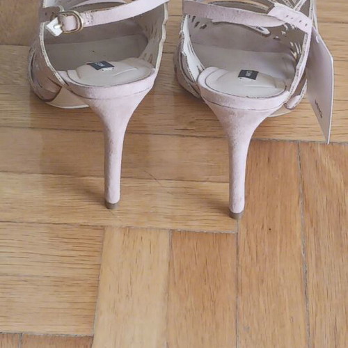 Mango Matilda high-heeled sandals new pink suede