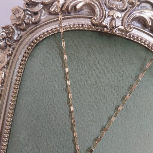 Seahorse Gold Steel Necklace used with missing strass