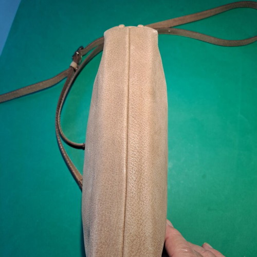 Kem small crossbody bag used, beige leather