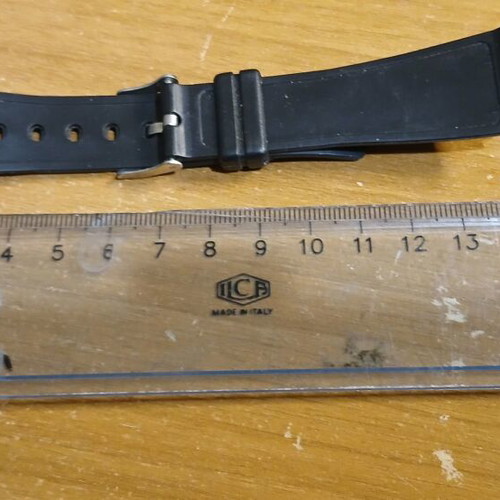 Rubber watch straps like new, men's