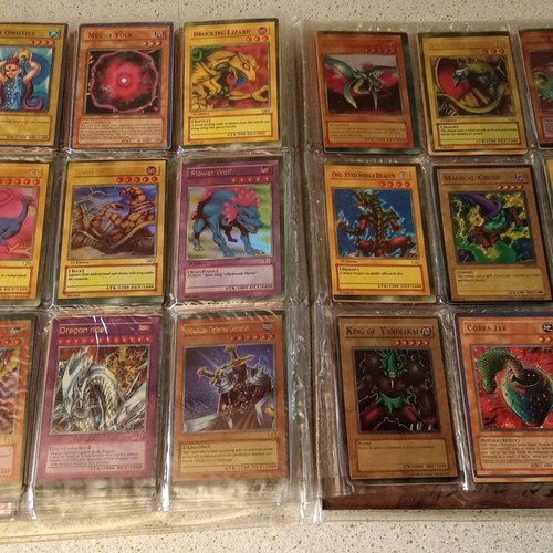 Yu-Gi-Oh! cards set in album used