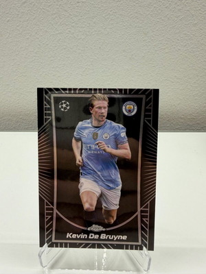 Kevin De Bruyne Topps Chrome UCC 2024-25 SP Shadow Etch card like new