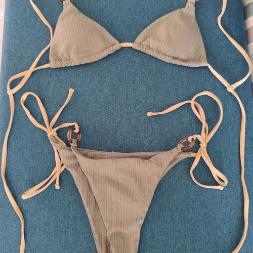 Shein and Lapop bikini set with satin lingerie gift, size S